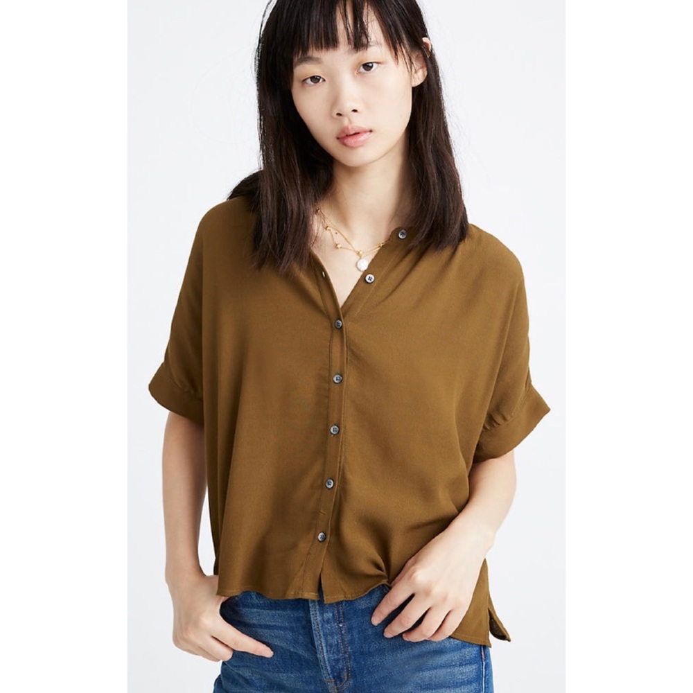 NWT Madewell Getaway Oversized Button-Down Shirt